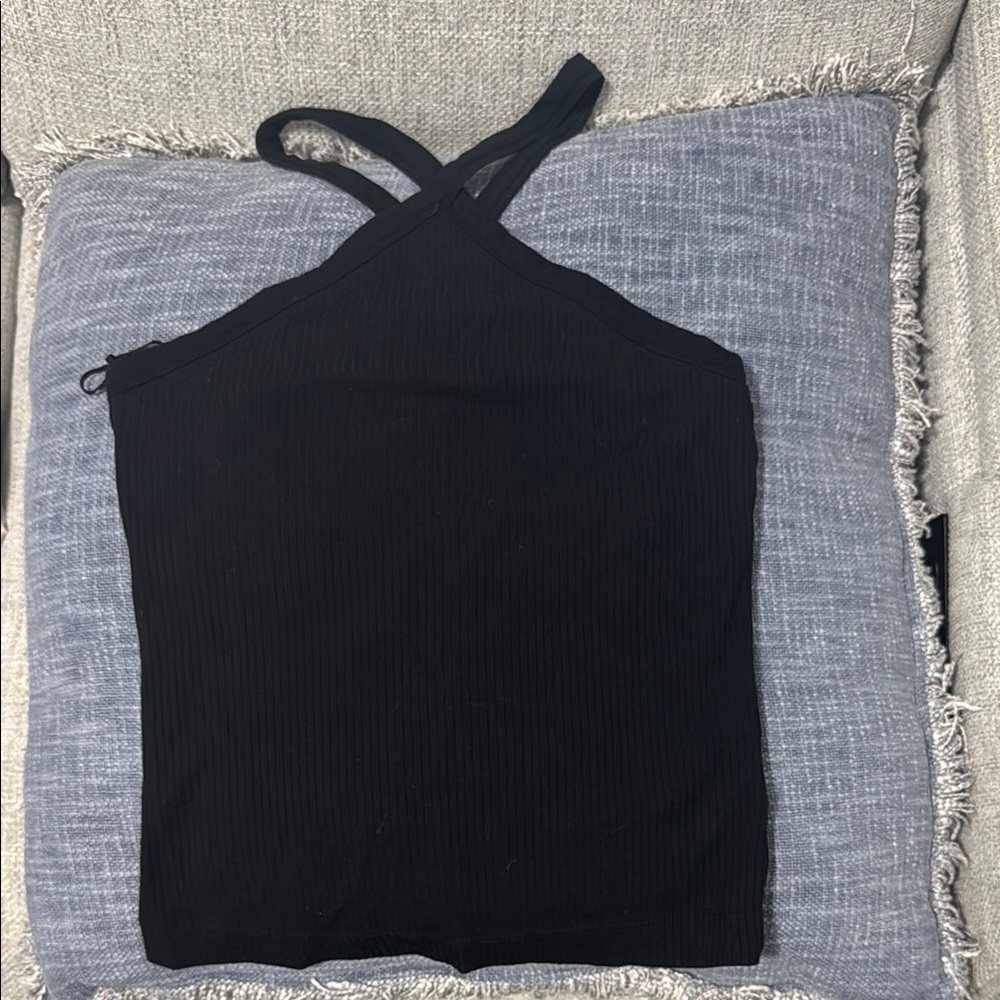 Old Navy Black Cross-Strap Camisole